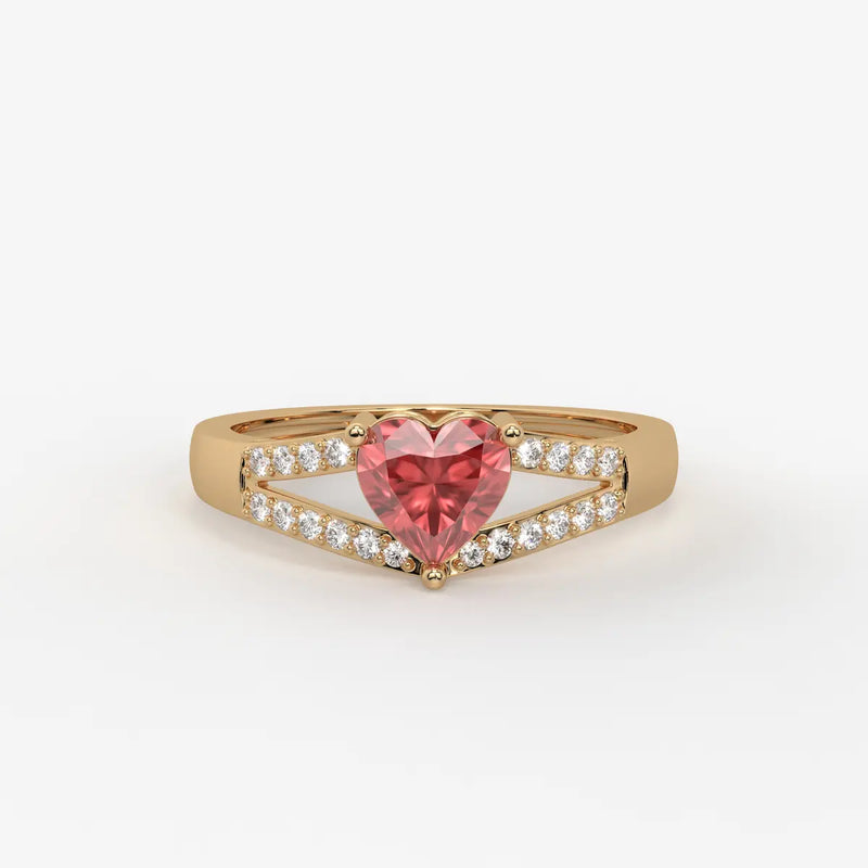 Amora Heartbeam Ring