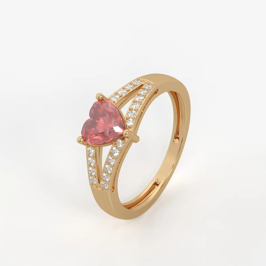 Amora Heartbeam Ring