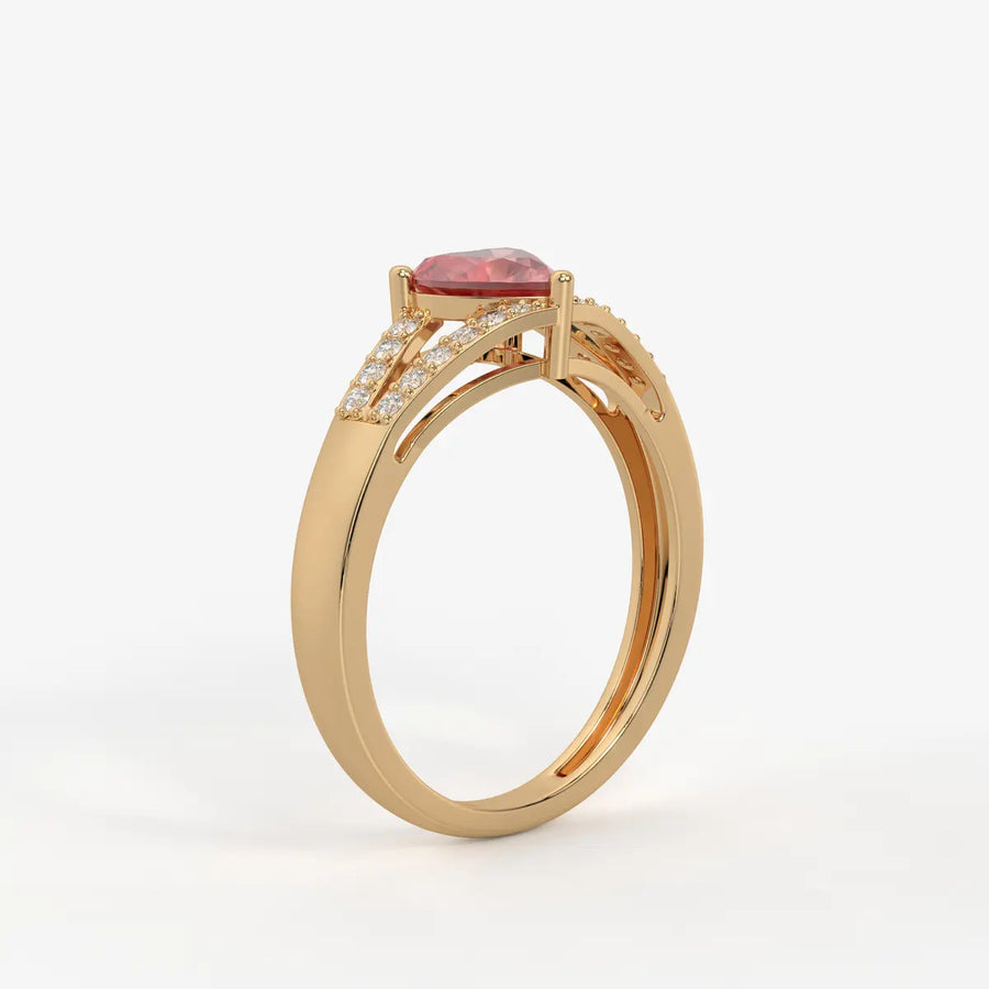 Amora Heartbeam Ring