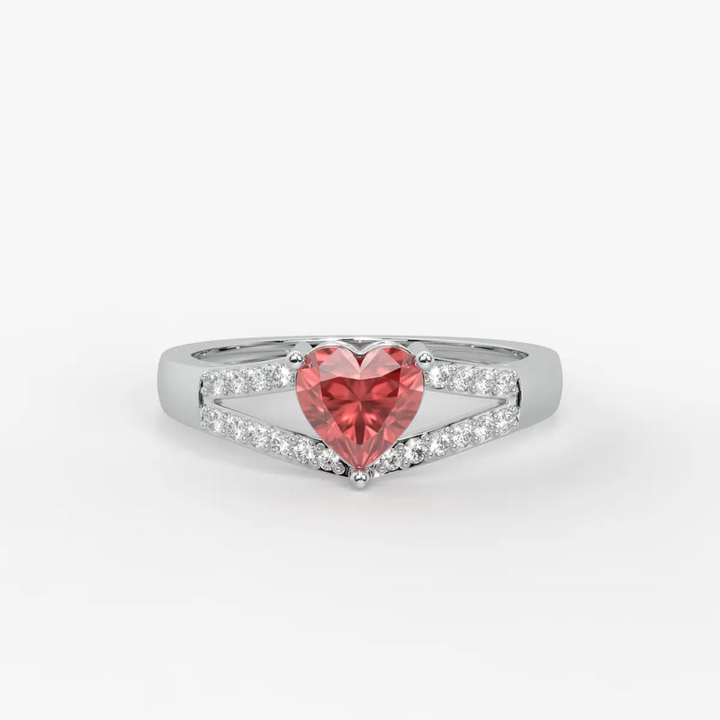 Amora Heartbeam Ring