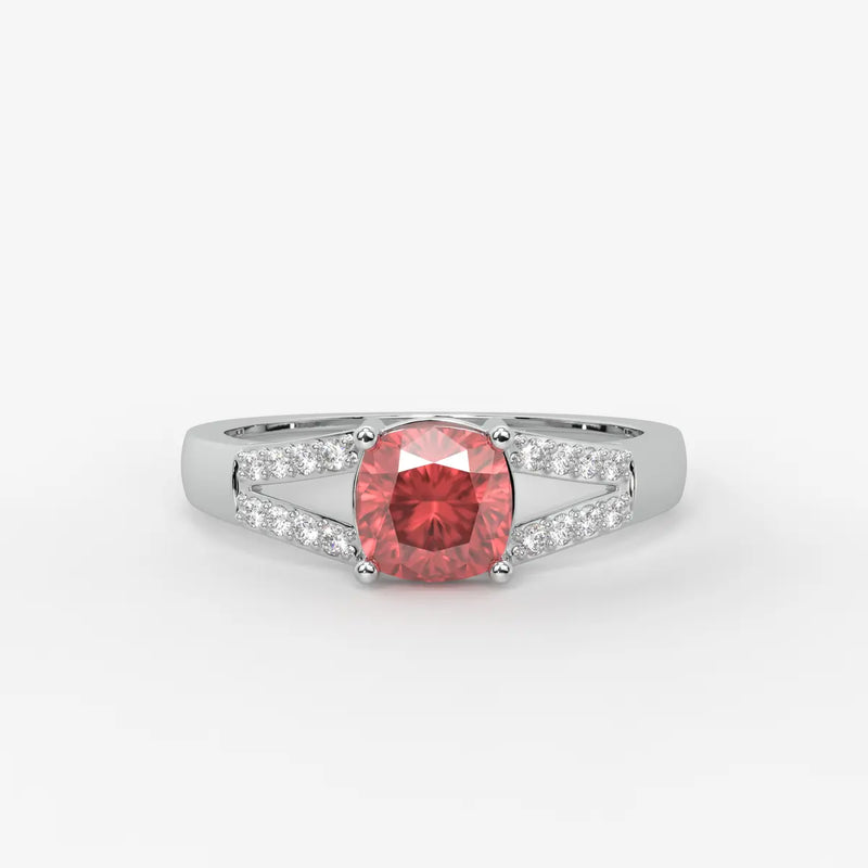 Rosea Lumiere Solitaire Ring