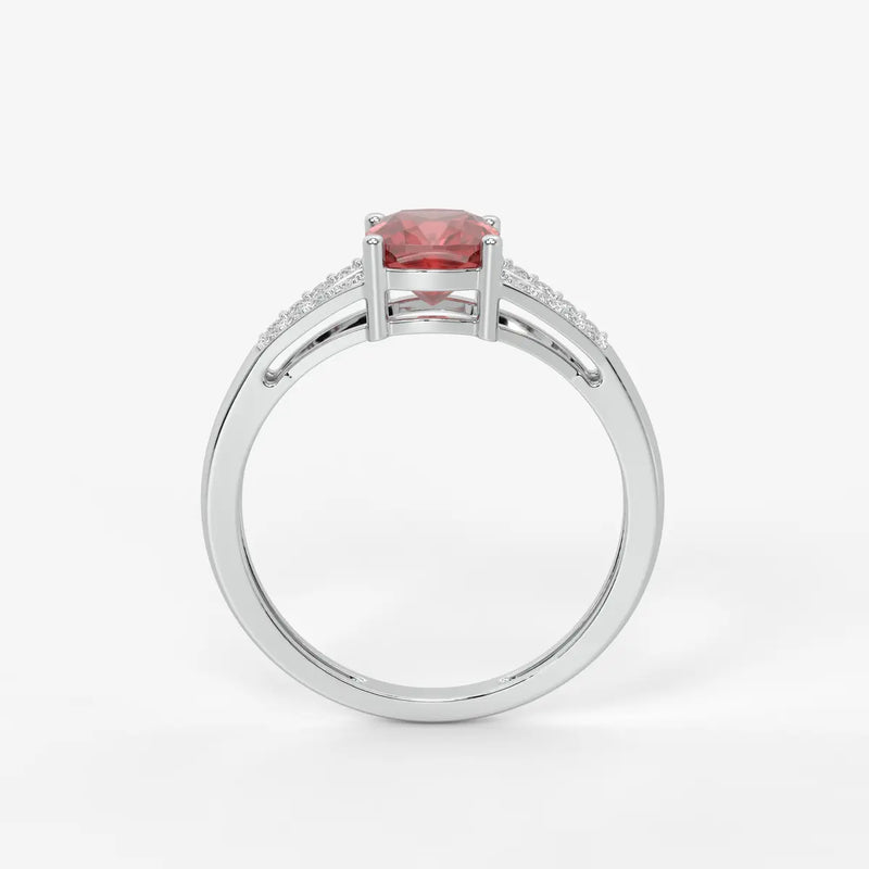 Rosea Lumiere Solitaire Ring