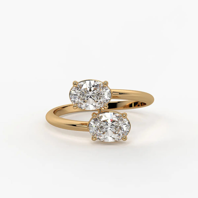 Myra Dual Oval Serpentine Ring