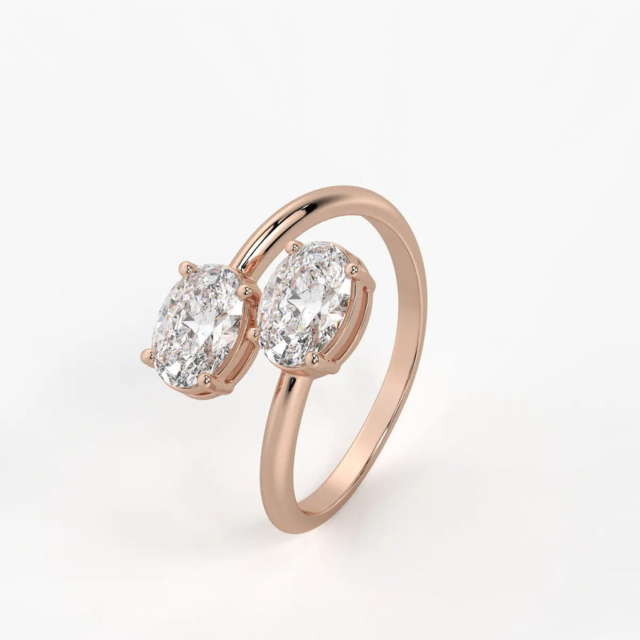 Myra Dual Oval Serpentine Ring