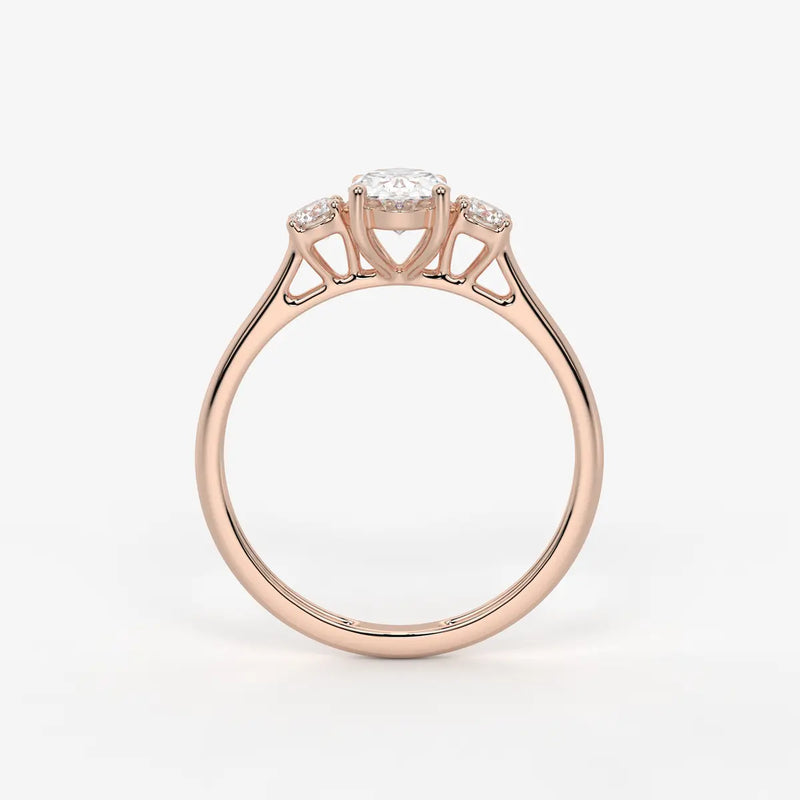 Elara Midnight Dew Oval Ring