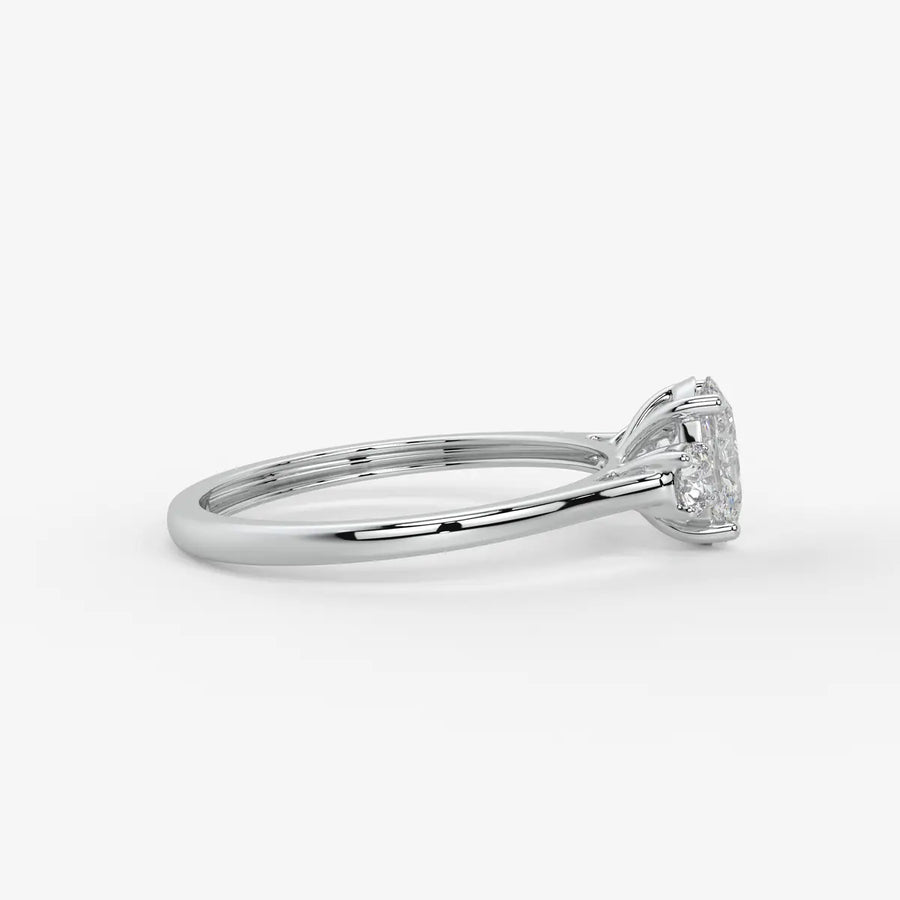 Elara Midnight Dew Oval Ring
