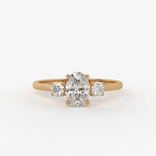 Elara Midnight Dew Oval Ring