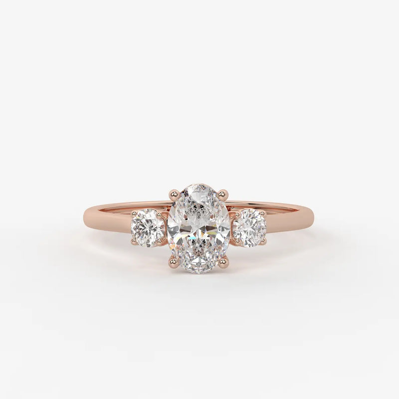 Elara Midnight Dew Oval Ring