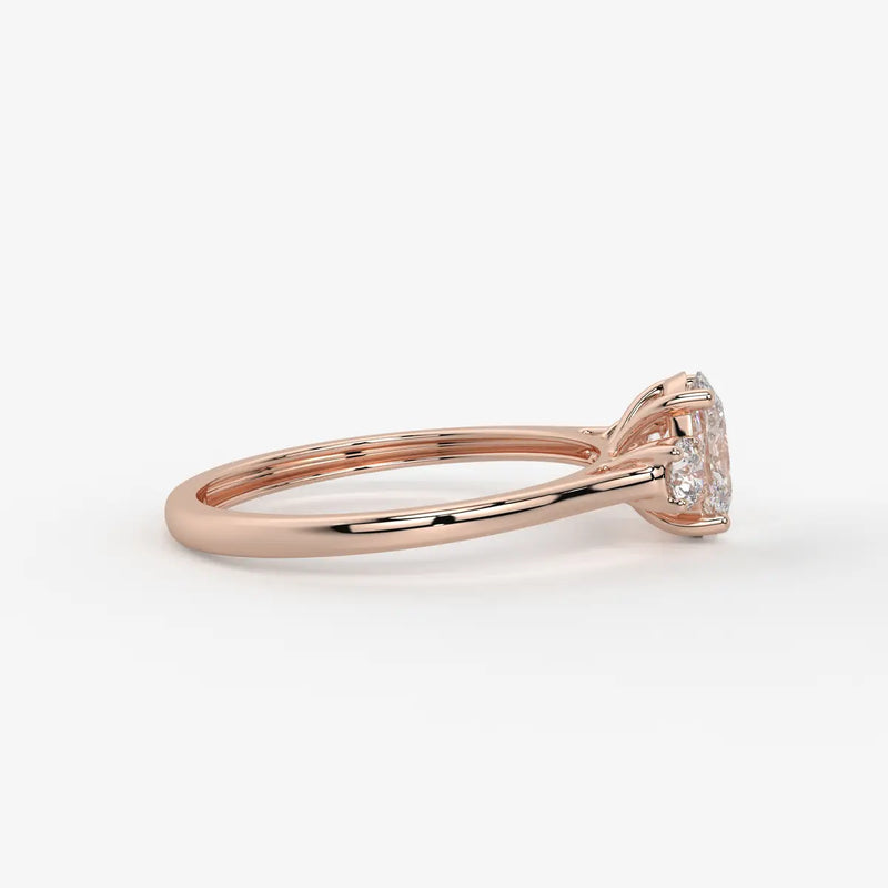 Elara Midnight Dew Oval Ring
