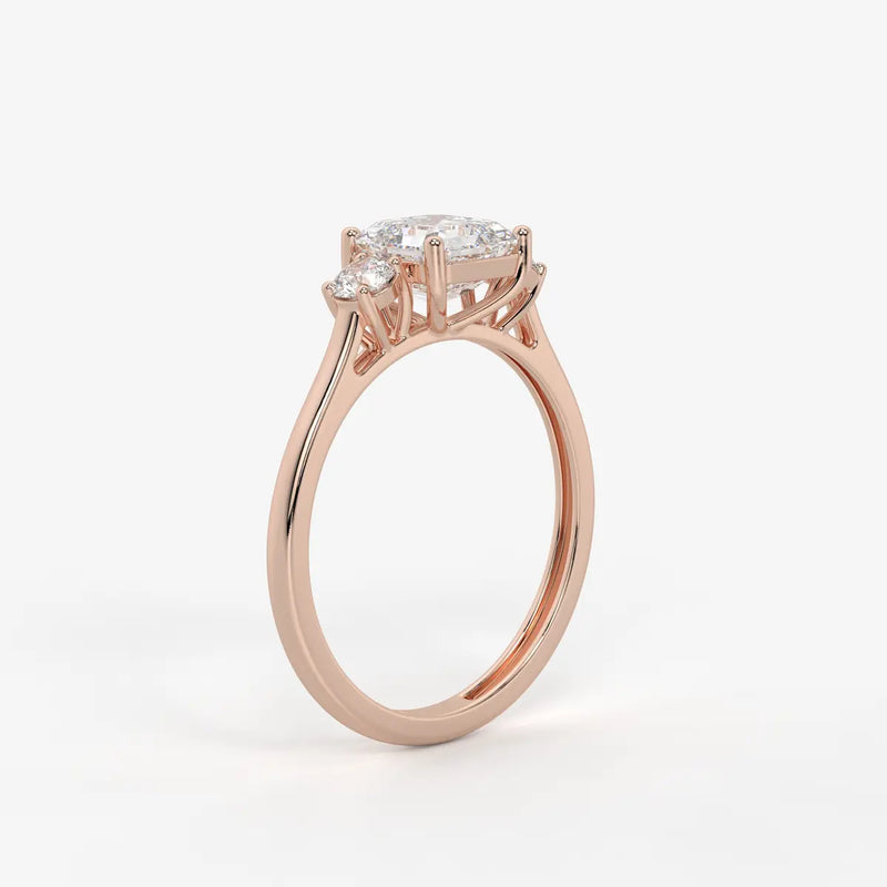 Zinnia Radiant Glitz Trio Ring
