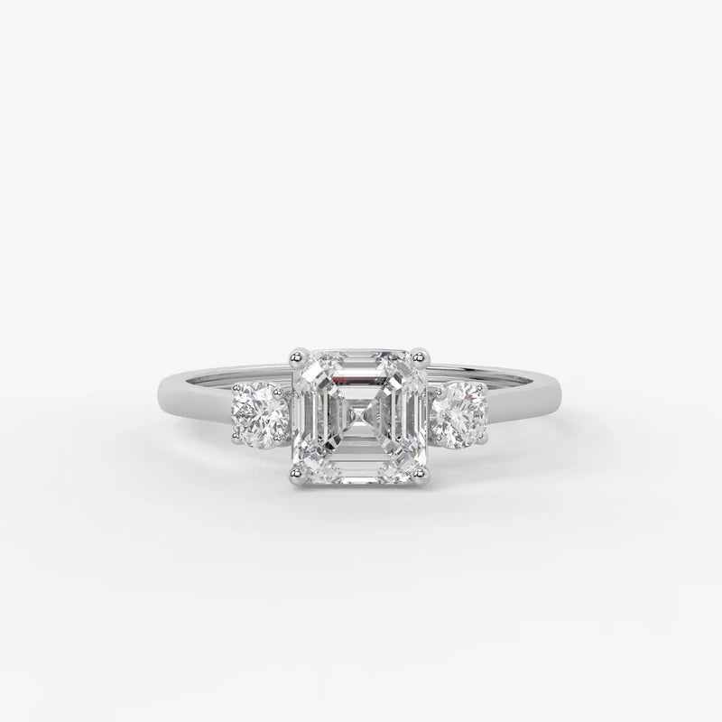 Zinnia Radiant Glitz Trio Ring