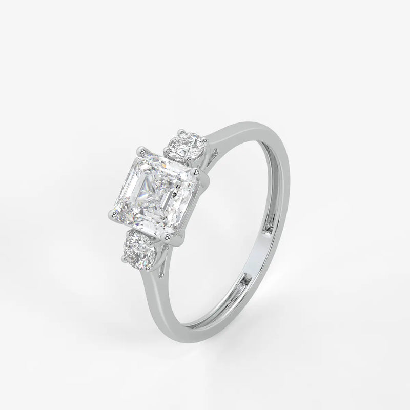 Zinnia Radiant Glitz Trio Ring
