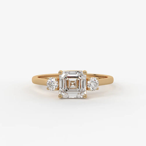 Zinnia Radiant Glitz Trio Ring