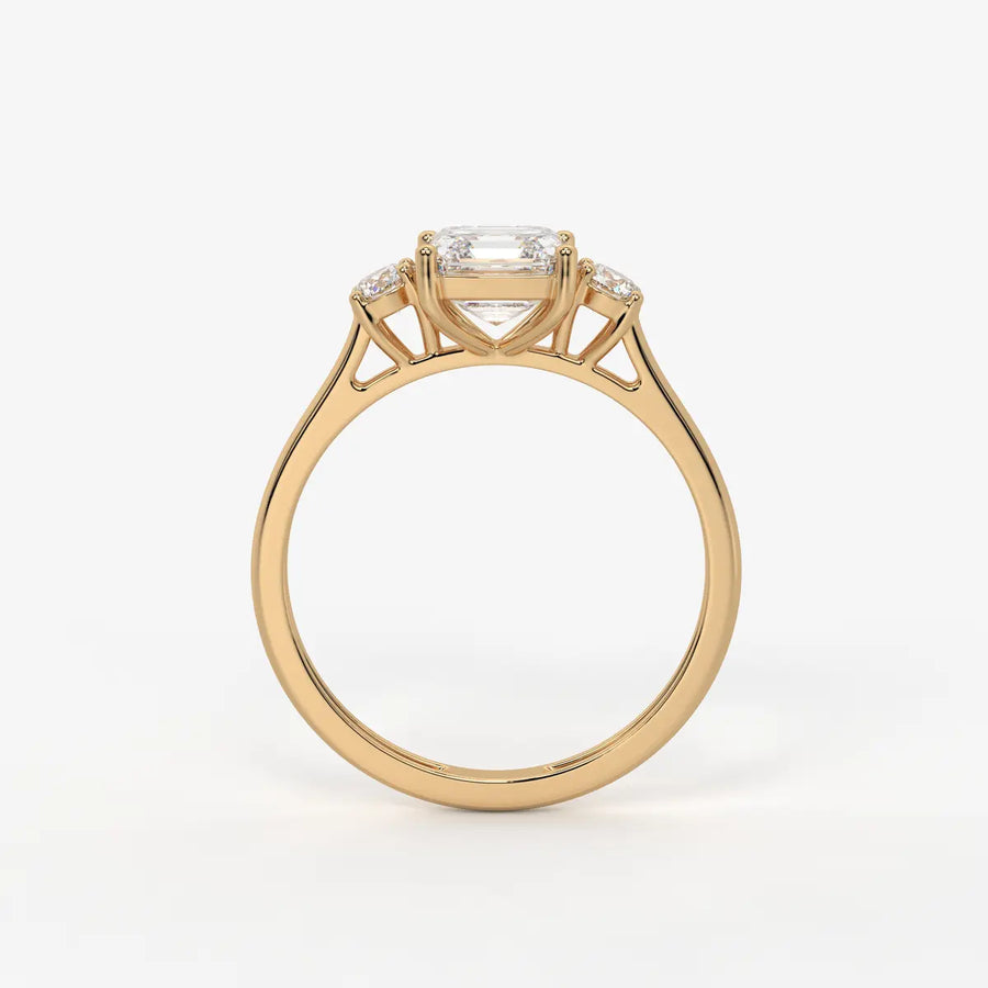 Zinnia Radiant Glitz Trio Ring