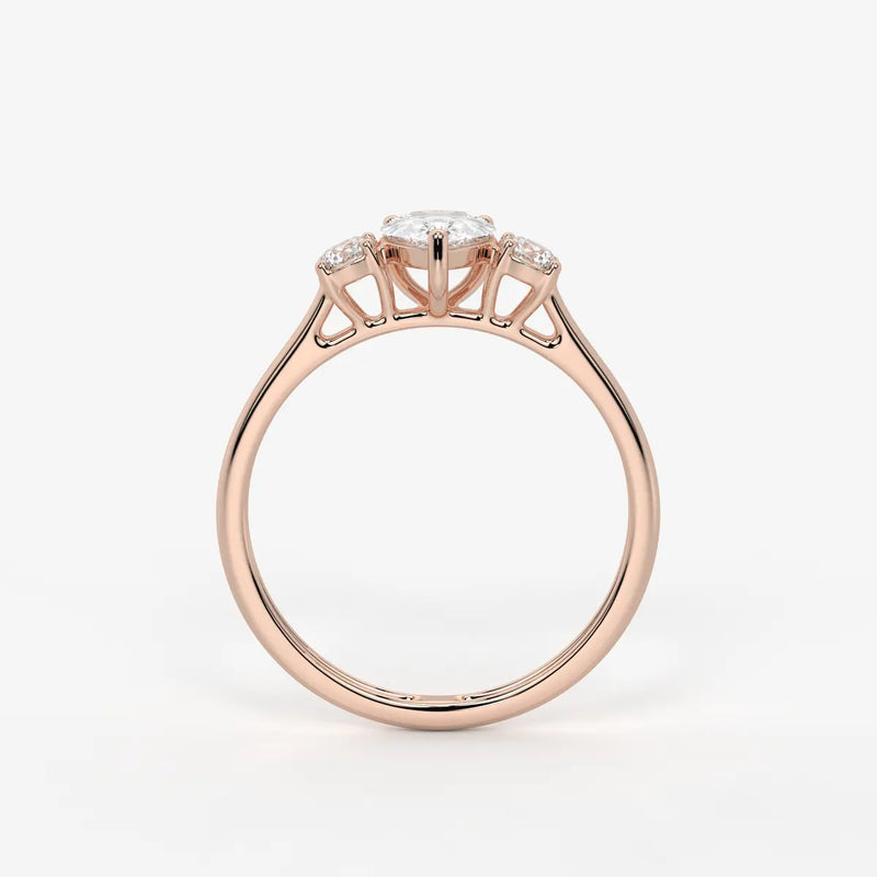 Seraphina Pear Brilliance Trio Ring