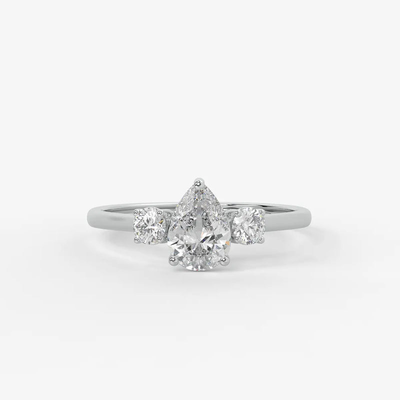 Seraphina Pear Brilliance Trio Ring