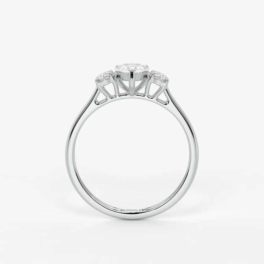 Seraphina Pear Brilliance Trio Ring