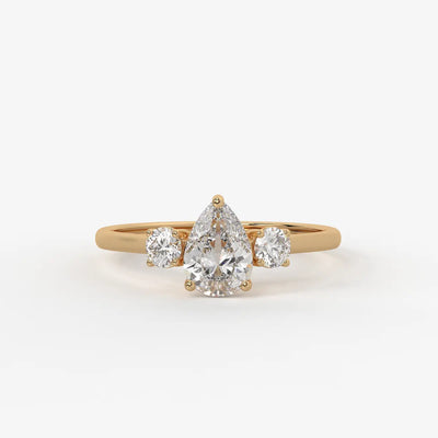 Seraphina Pear Brilliance Trio Ring