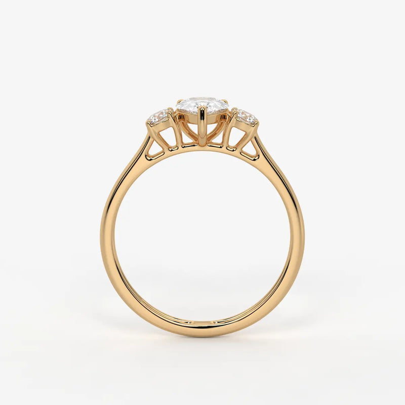 Seraphina Pear Brilliance Trio Ring