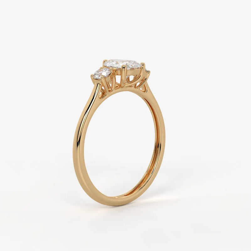 Seraphina Pear Brilliance Trio Ring