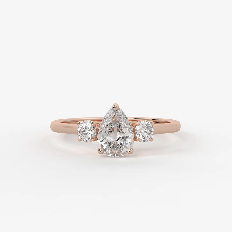 Seraphina Pear Brilliance Trio Ring