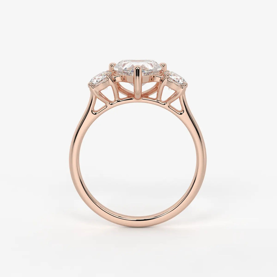 Valentia Infinite Heart Trio Ring