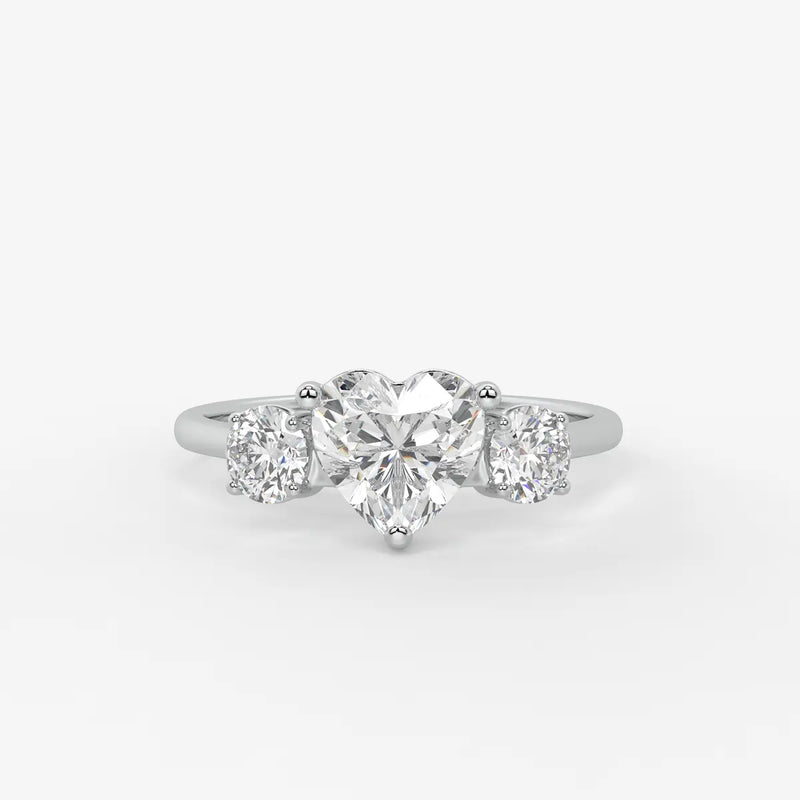 Valentia Infinite Heart Trio Ring