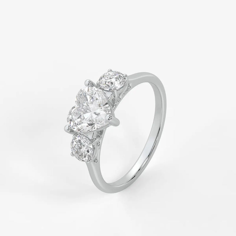 Valentia Infinite Heart Trio Ring