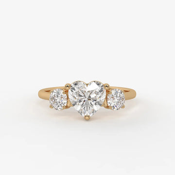 Valentia Infinite Heart Trio Ring