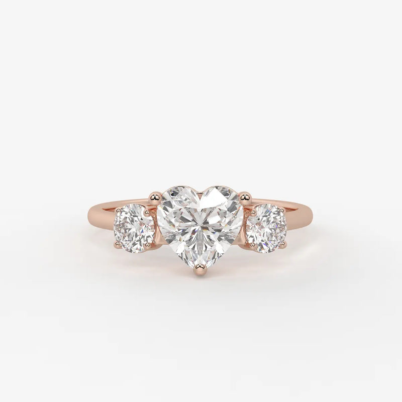 Valentia Infinite Heart Trio Ring