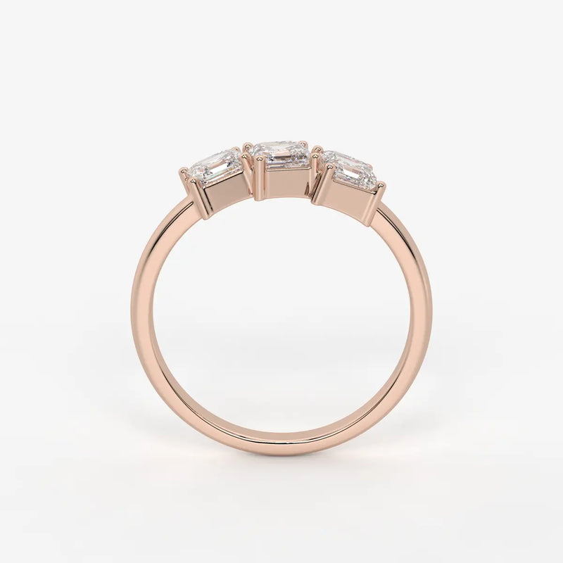 Luminaire Geometric Trio Diamond Ring