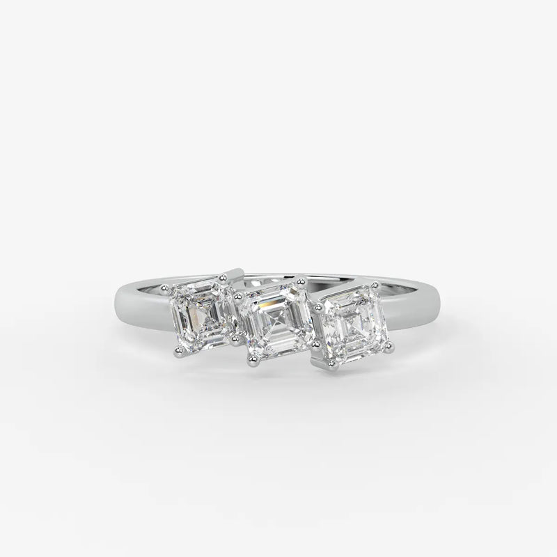 Luminaire Geometric Trio Diamond Ring