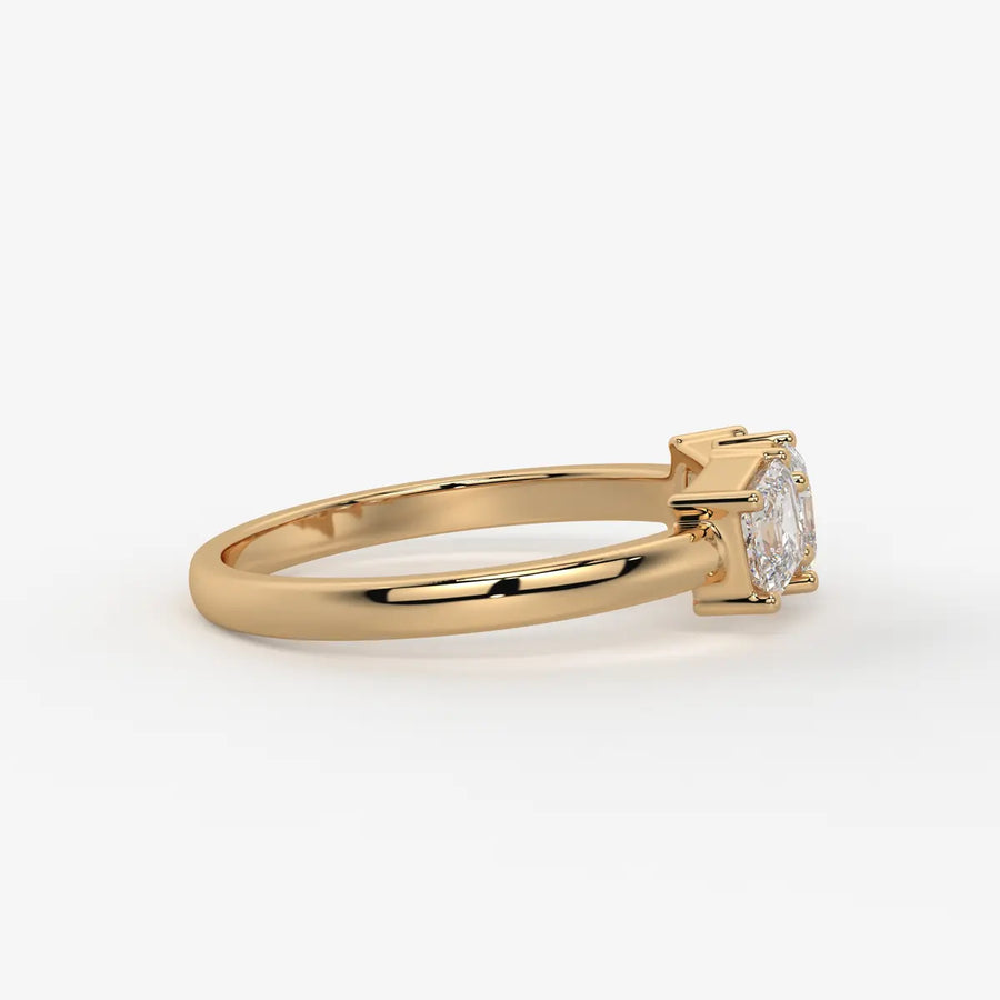 Luminaire Geometric Trio Diamond Ring