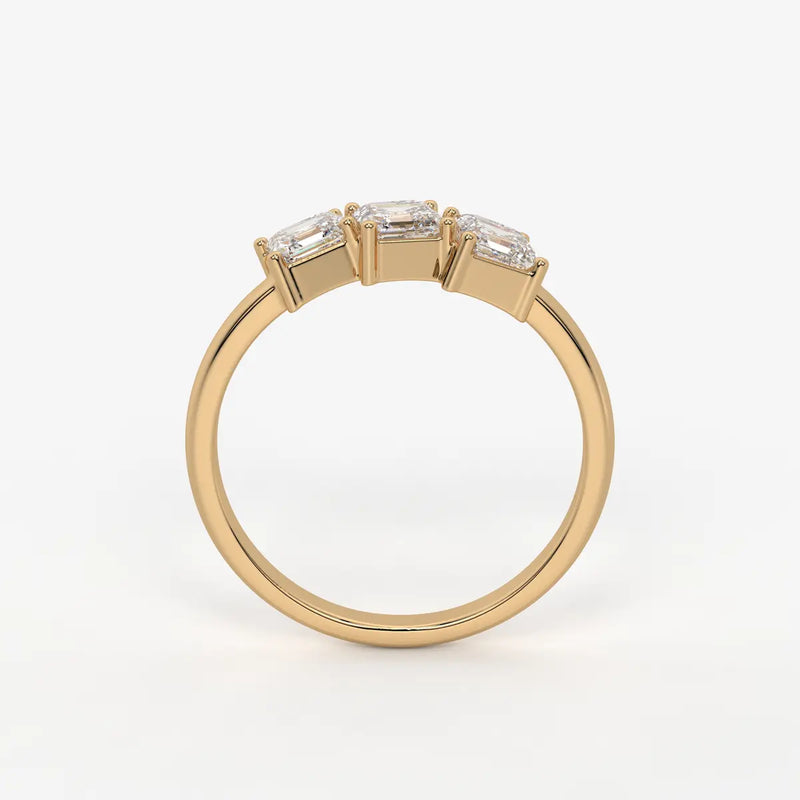 Luminaire Geometric Trio Diamond Ring
