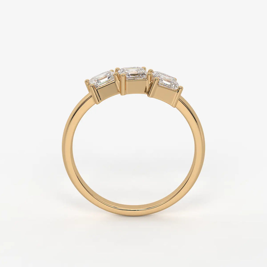 Luminaire Geometric Trio Diamond Ring