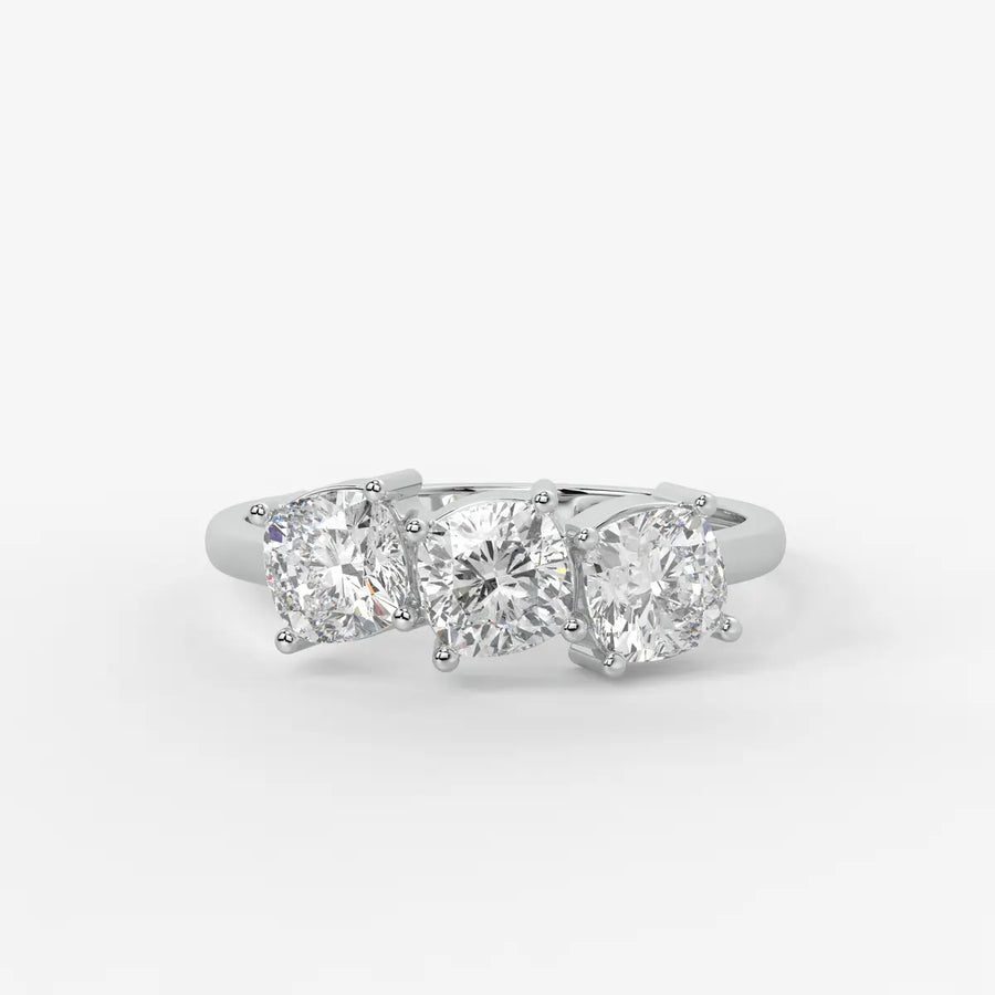 Cushira Trio Radiance Diamond Statement Ring