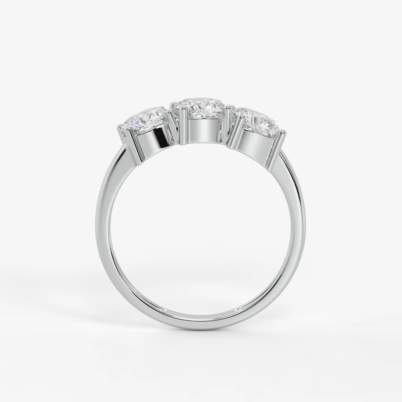 Cushira Trio Radiance Diamond Statement Ring