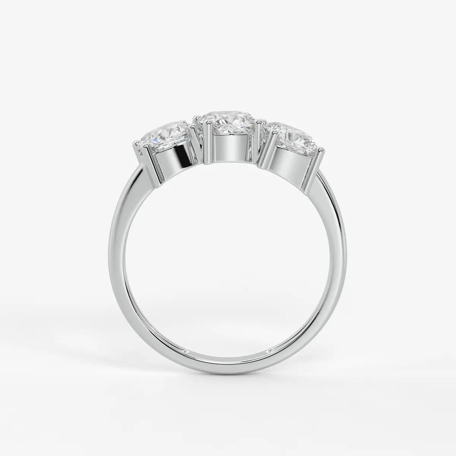 Cushira Trio Radiance Diamond Statement Ring