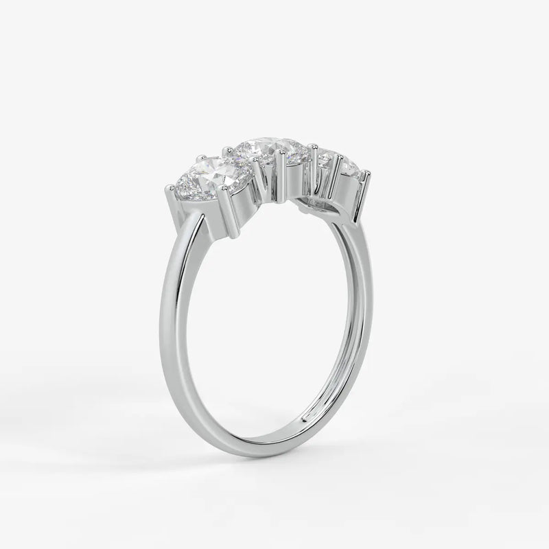 Cushira Trio Radiance Diamond Statement Ring