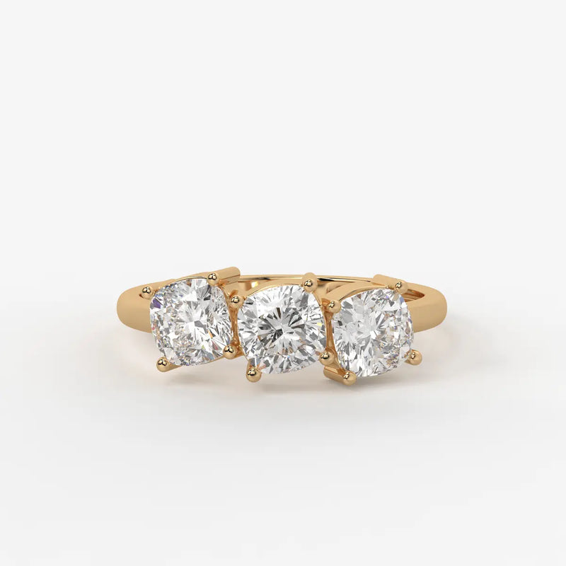 Cushira Trio Radiance Diamond Statement Ring