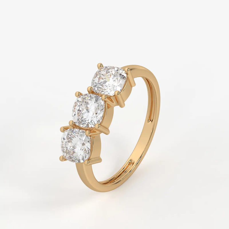 Cushira Trio Radiance Diamond Statement Ring