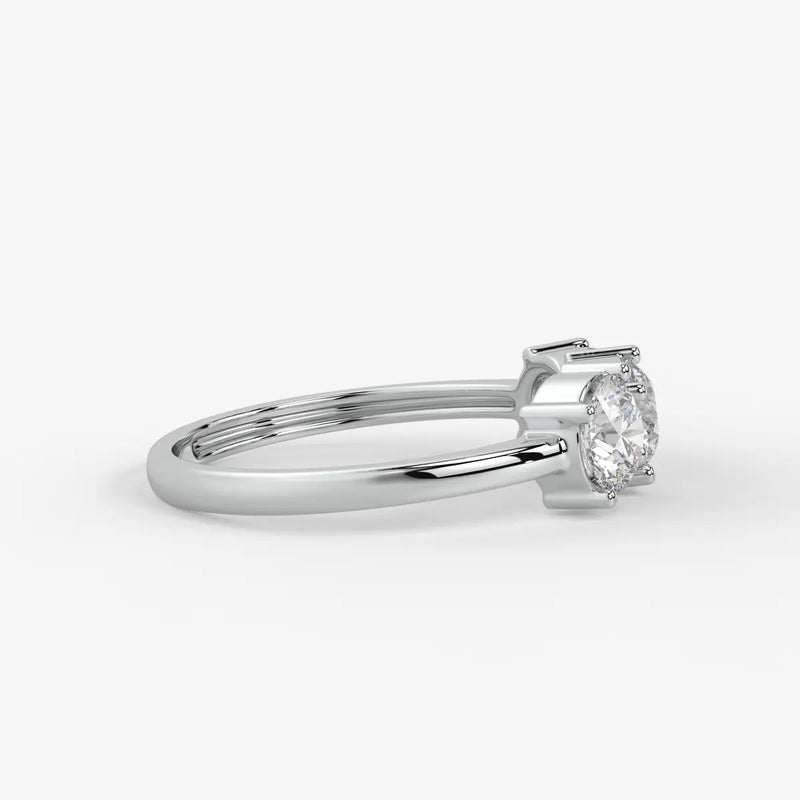 Triara Brilliance Round Diamond Trilogy Ring