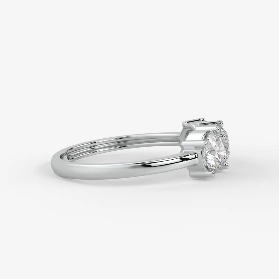 Triara Brilliance Round Diamond Trilogy Ring