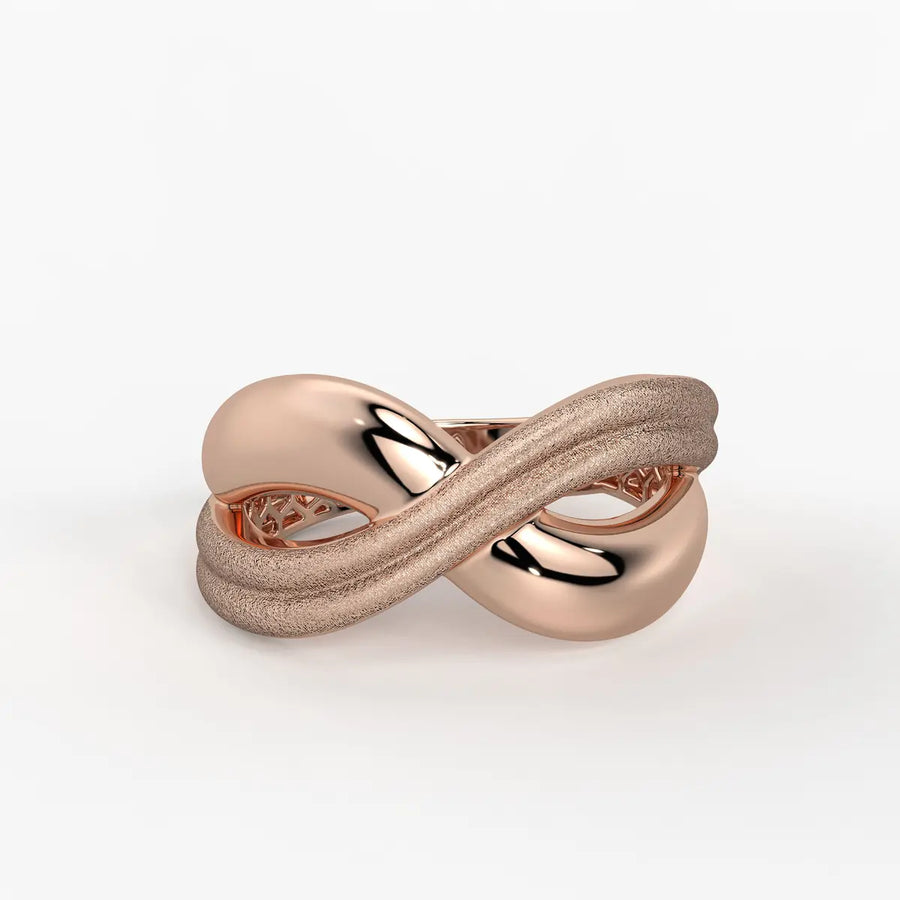 Triple Groove Band Ladies Ring