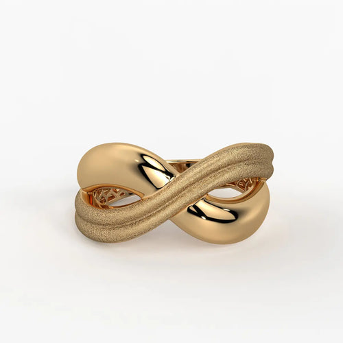 Triple Groove Band Ladies Ring