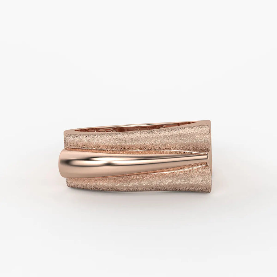 Split Curve Statement Ladies Ring