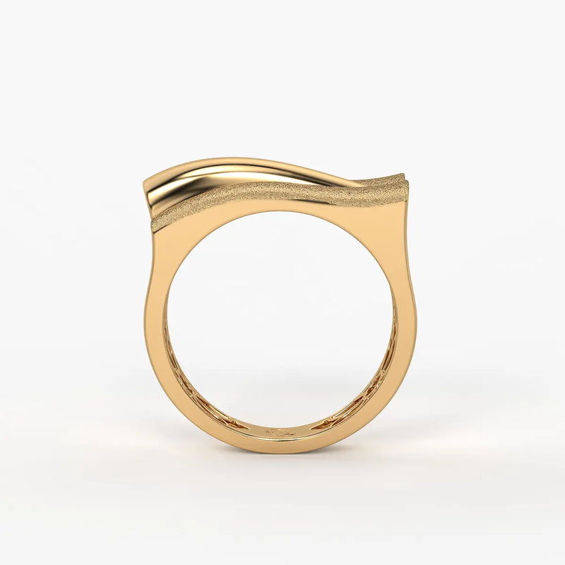 Split Curve Statement Ladies Ring