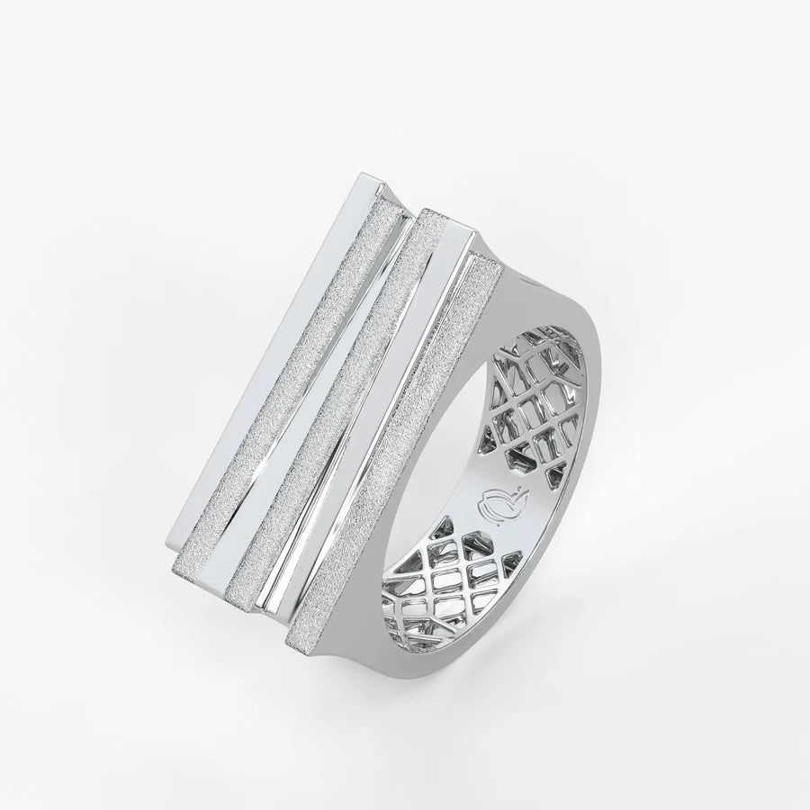 Twisted Overlap Statement Ladies Ring
