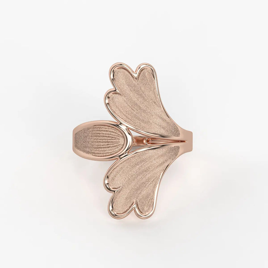 Leaf Bloom Statement Ladies Ring