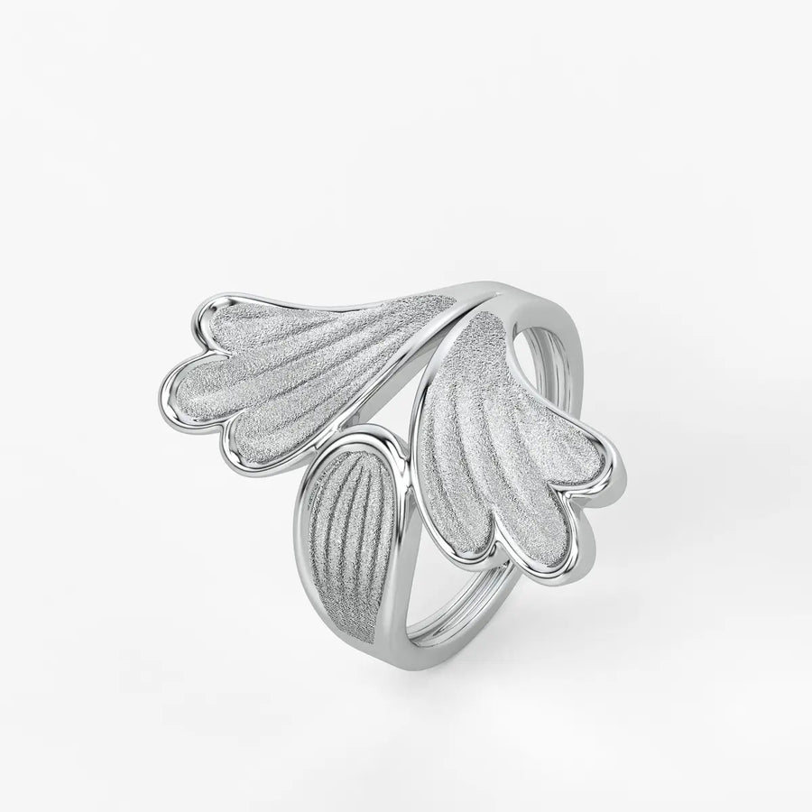Leaf Bloom Statement Ladies Ring